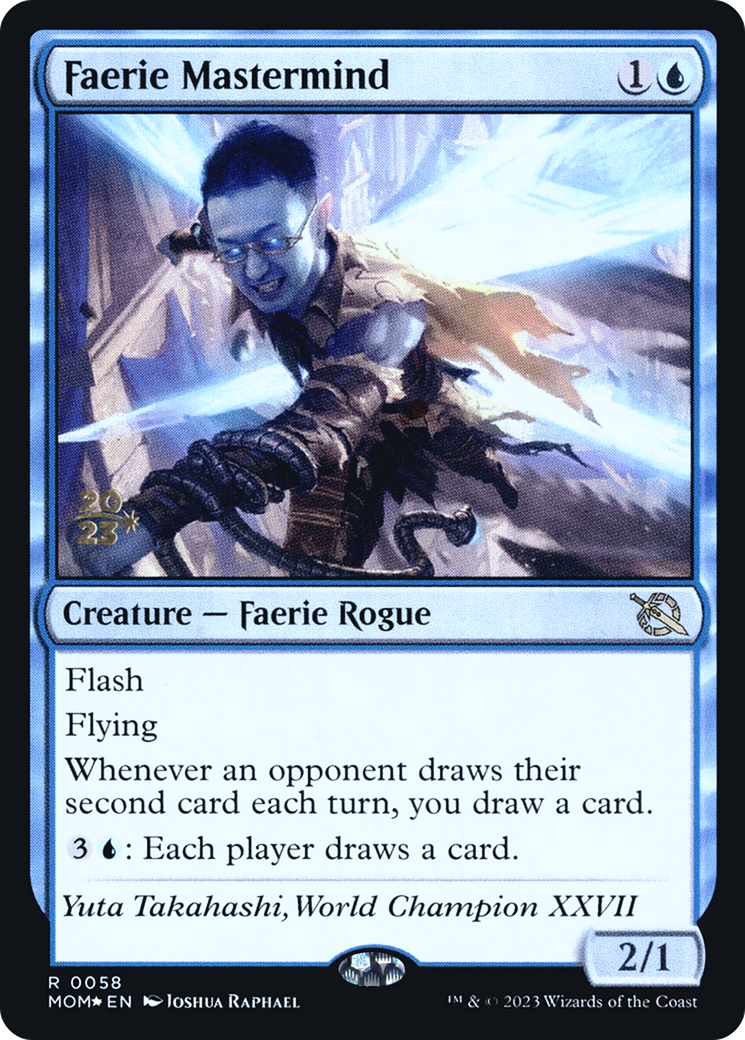 Faerie Mastermind [March of the Machine Prerelease Promos] | Game Grid - Logan