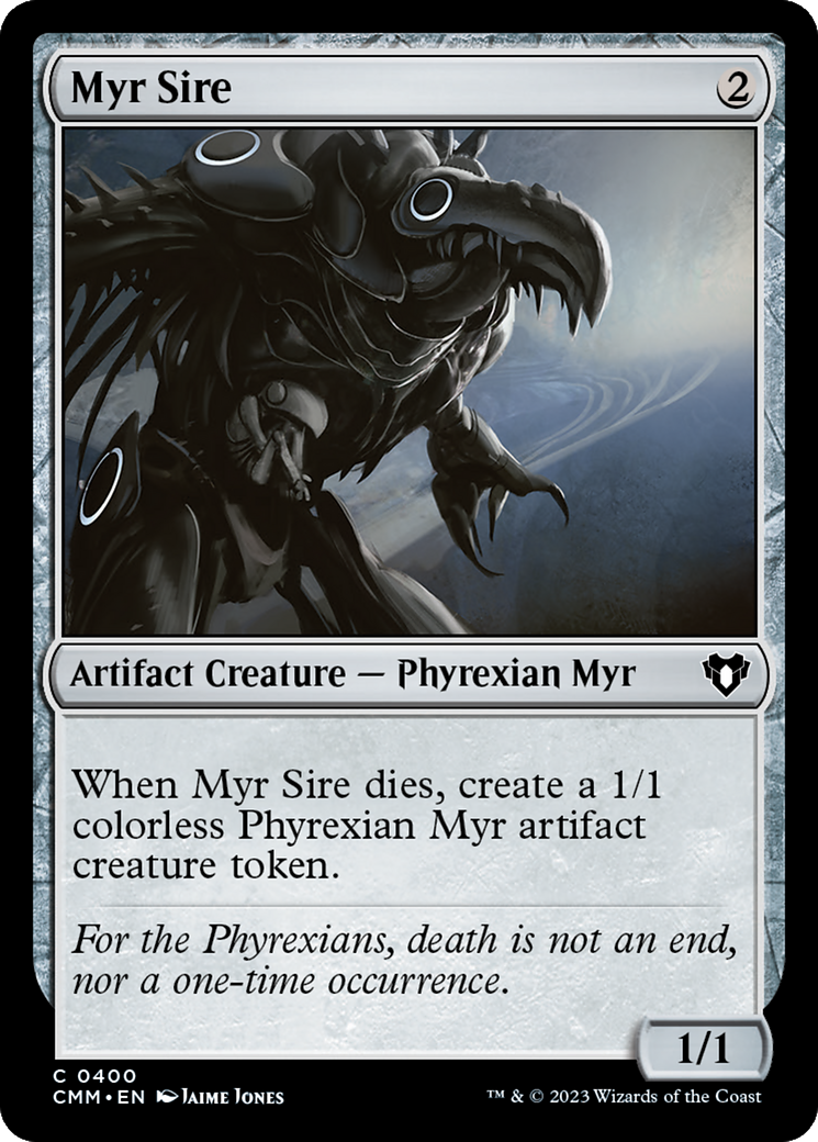 Myr Sire [Commander Masters] | Game Grid - Logan