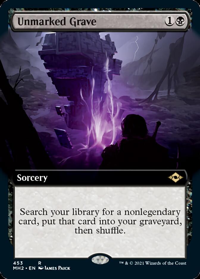 Unmarked Grave (Extended Art) [Modern Horizons 2] | Game Grid - Logan