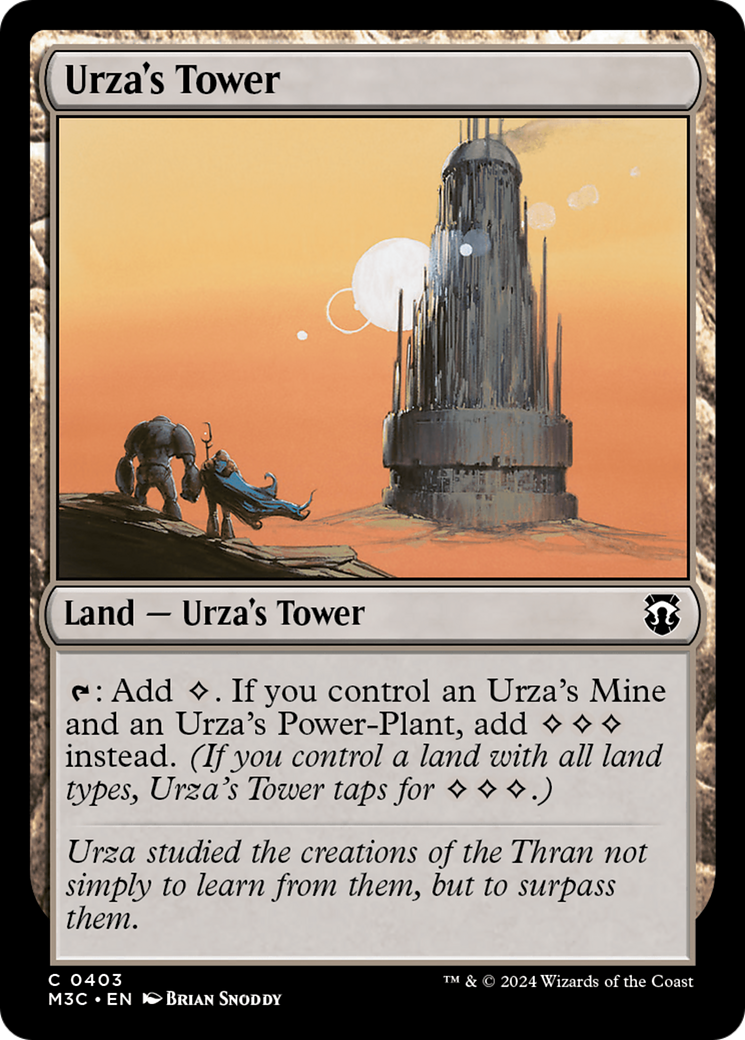 Urza's Tower (Ripple Foil) [Modern Horizons 3 Commander] | Game Grid - Logan