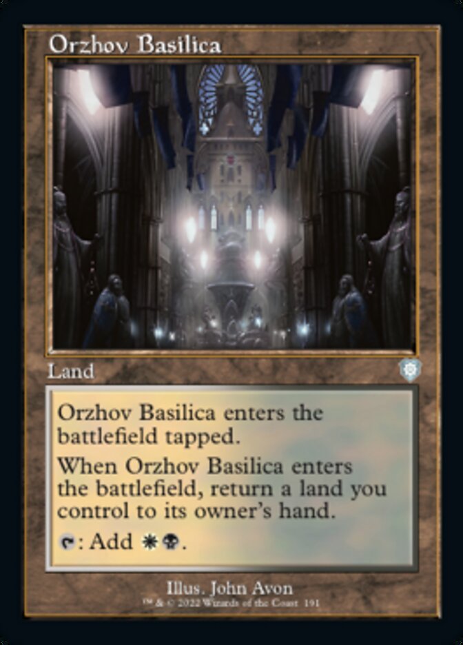 Orzhov Basilica (Retro) [The Brothers' War Commander] | Game Grid - Logan