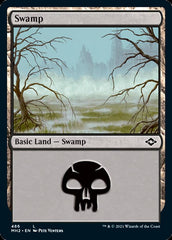 Swamp (486) (Foil Etched) [Modern Horizons 2] | Game Grid - Logan
