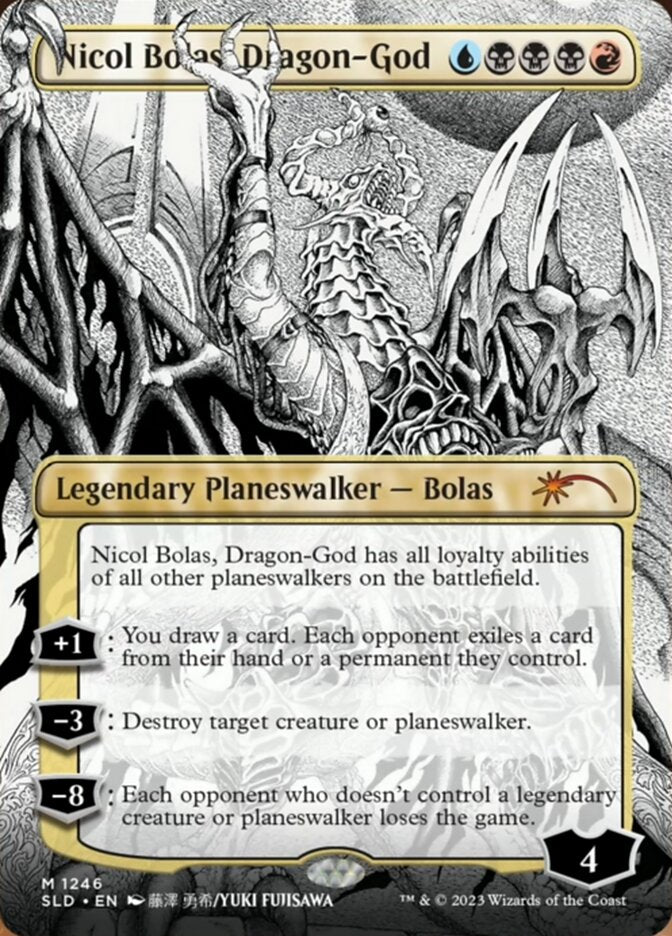 Nicol Bolas, Dragon-God (Borderless) [Secret Lair Drop Series] | Game Grid - Logan