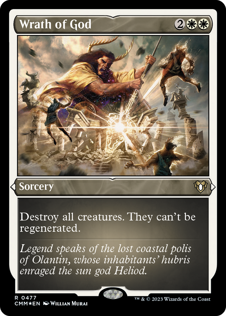 Wrath of God (Foil Etched) [Commander Masters] | Game Grid - Logan