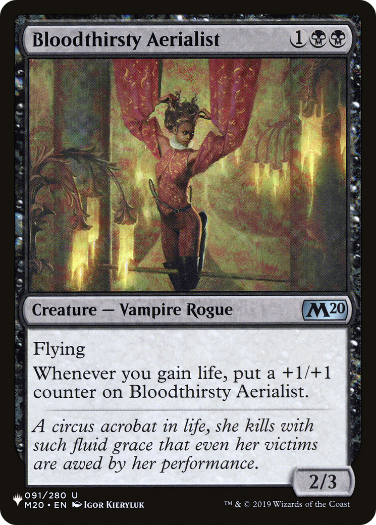 Bloodthirsty Aerialist [The List Reprints] | Game Grid - Logan