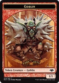 Goblin (010) // Construct (017) Double-Sided Token [Modern Horizons Tokens] | Game Grid - Logan