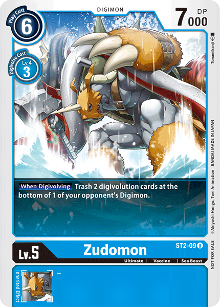 Zudomon [ST2-09] (Alternate Art) [Starter Deck: Cocytus Blue Promos] | Game Grid - Logan