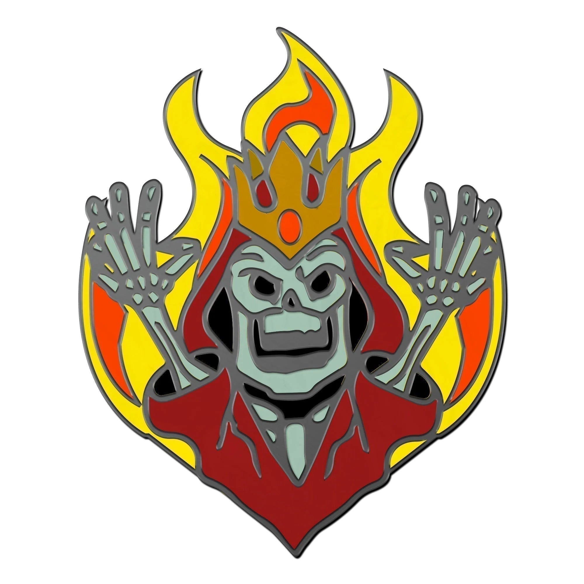 Enamel Pin: Red Lich | Game Grid - Logan