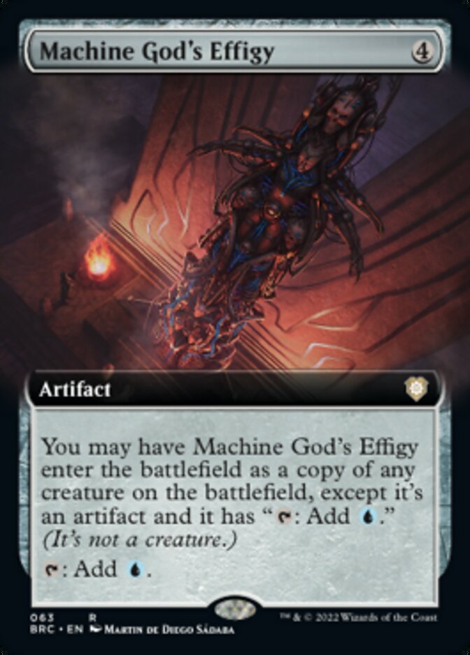 Machine God's Effigy (Extended Art) [The Brothers' War Commander] | Game Grid - Logan