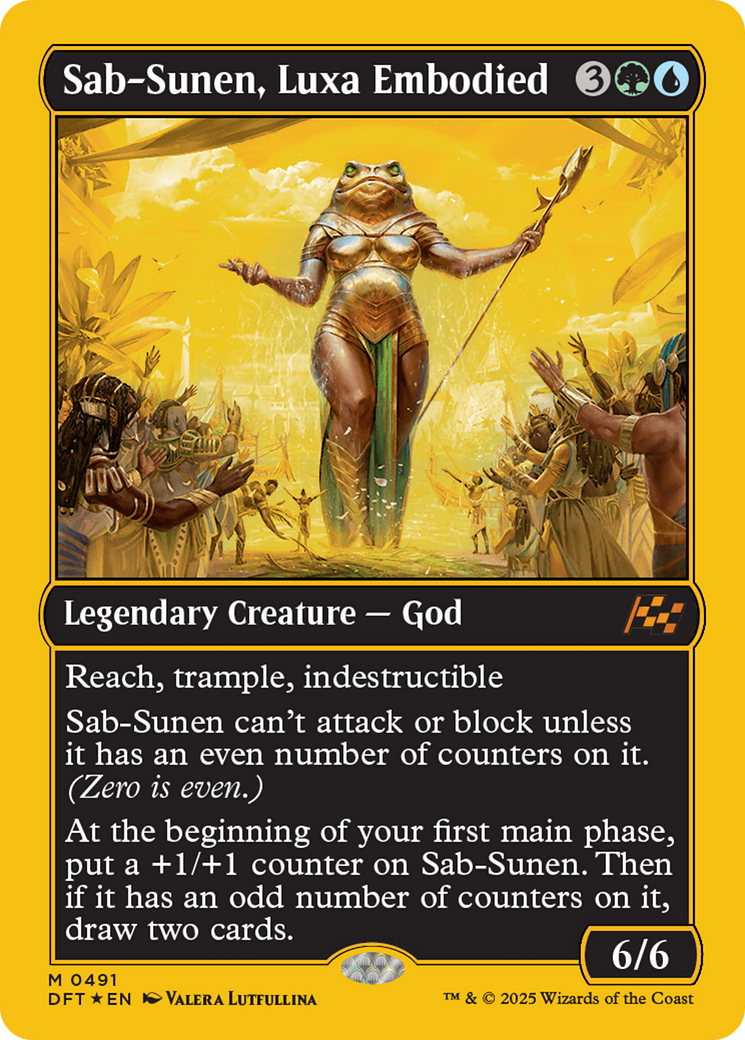 Sab-Sunen, Luxa Embodied (First-Place Foil) [Aetherdrift] | Game Grid - Logan