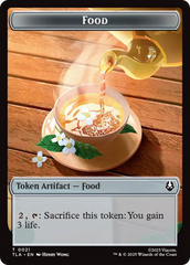 Monk // Food (0021) Double-Sided Token [Avatar: The Last Airbender Tokens] | Game Grid - Logan