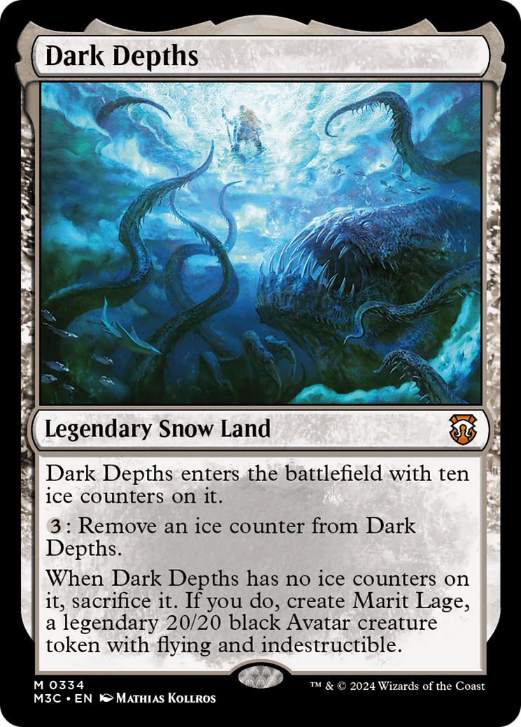 Dark Depths (Ripple Foil) [Modern Horizons 3 Commander] | Game Grid - Logan