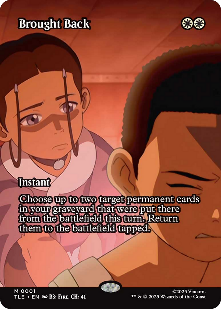 Brought Back (Borderless) [Avatar: The Last Airbender: Eternal-Legal] | Game Grid - Logan