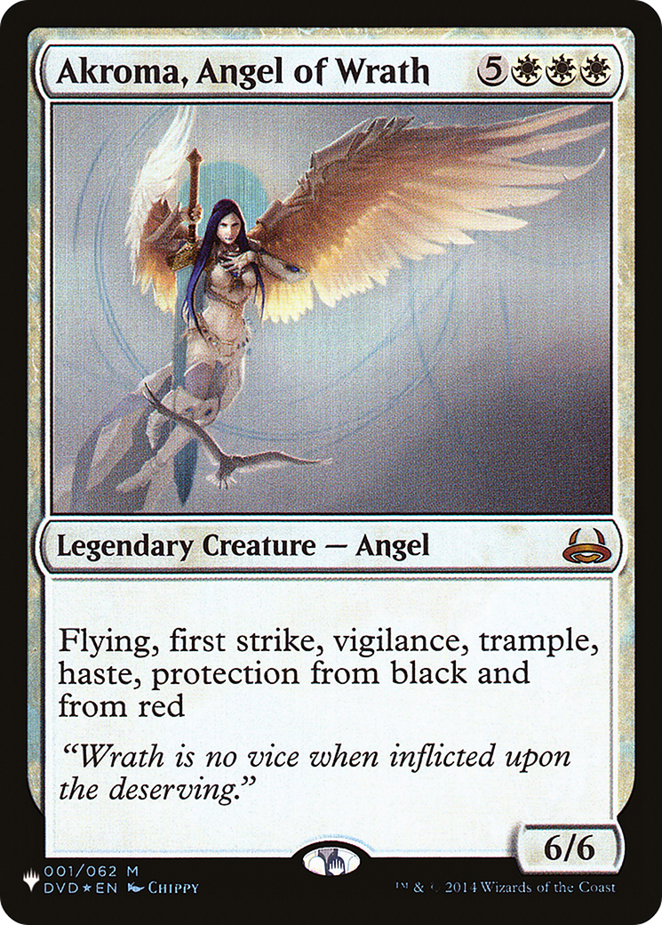 Akroma, Angel of Wrath [The List Reprints] | Game Grid - Logan