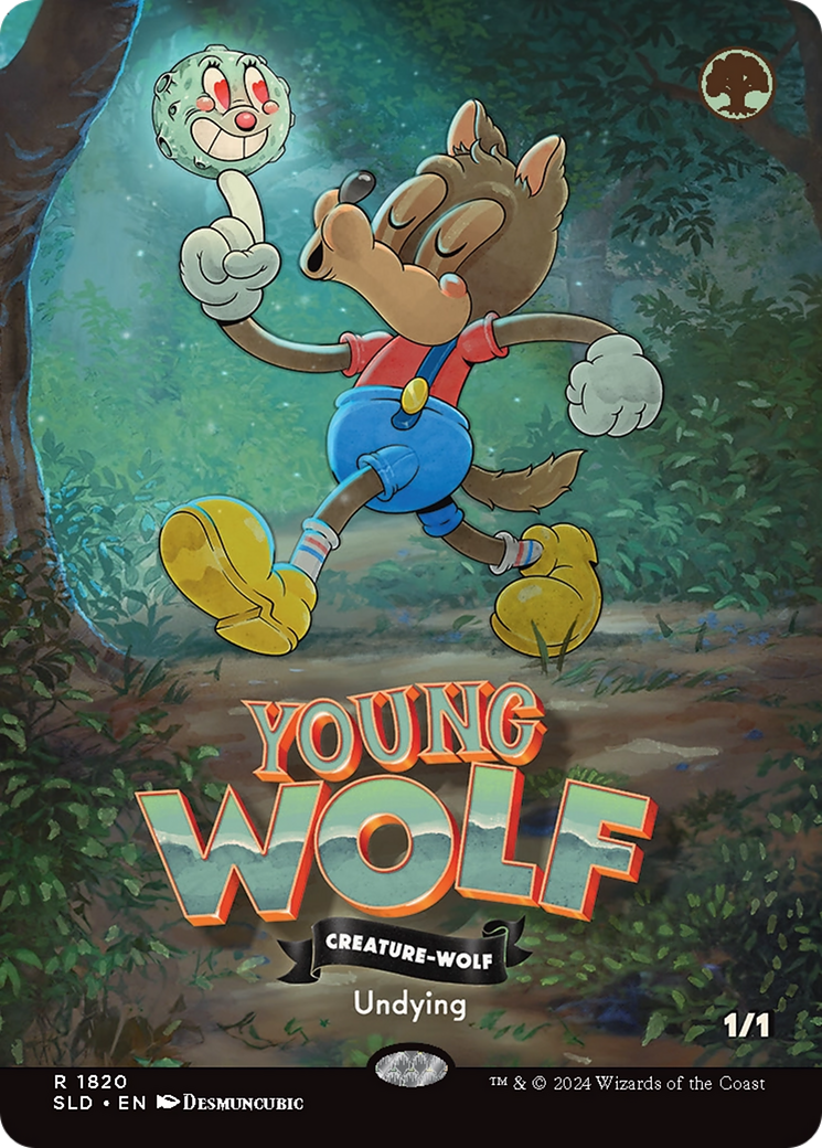 Young Wolf (Rainbow Foil) [Secret Lair Drop Series] | Game Grid - Logan