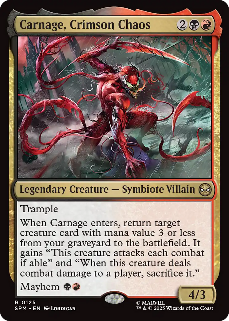 Carnage, Crimson Chaos [Marvel's Spider-Man] | Game Grid - Logan