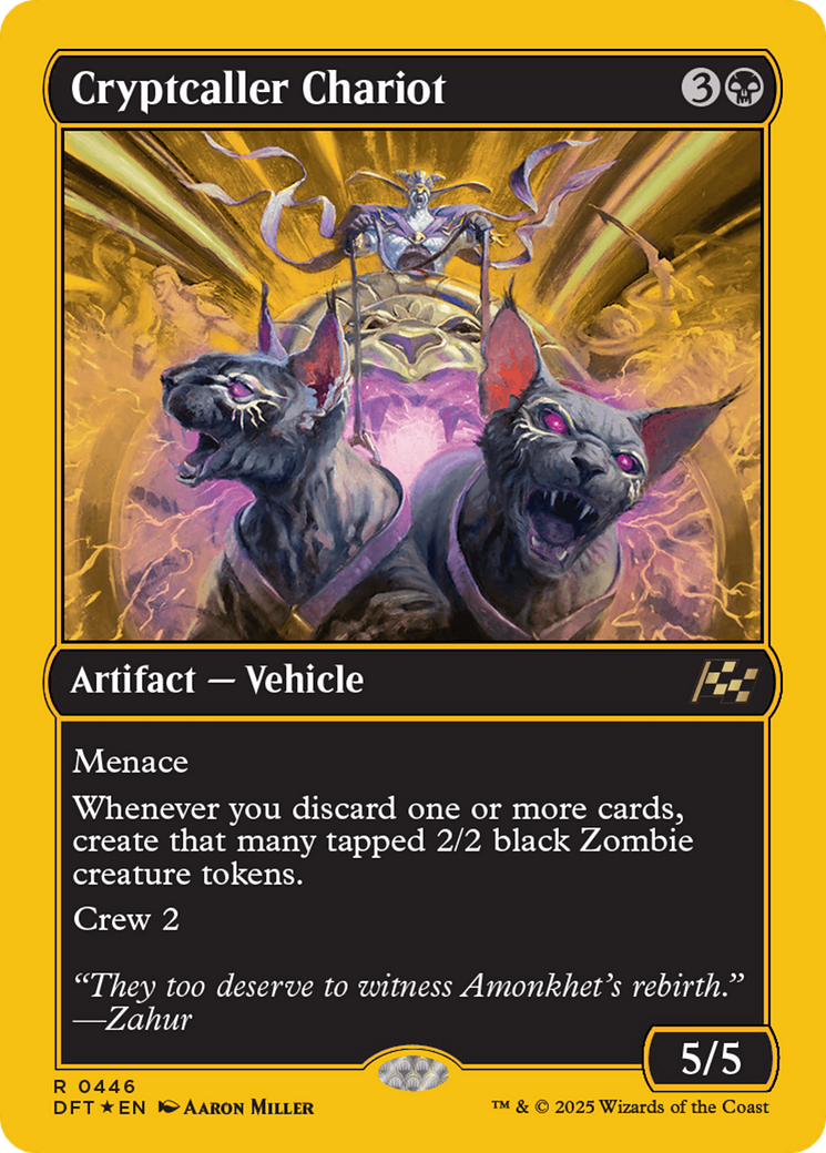 Cryptcaller Chariot (First-Place Foil) [Aetherdrift] | Game Grid - Logan