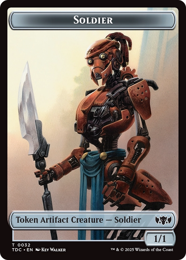 Solider (0032) // Copy Double-Sided Token [Tarkir: Dragonstorm Commander Tokens] | Game Grid - Logan