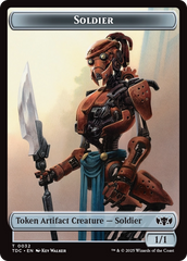 Solider (0032) // Copy Double-Sided Token [Tarkir: Dragonstorm Commander Tokens] | Game Grid - Logan