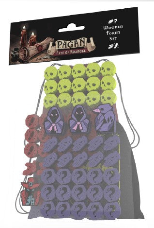 Pagan: Fate of Roanoke - Wooden Tokens | Game Grid - Logan