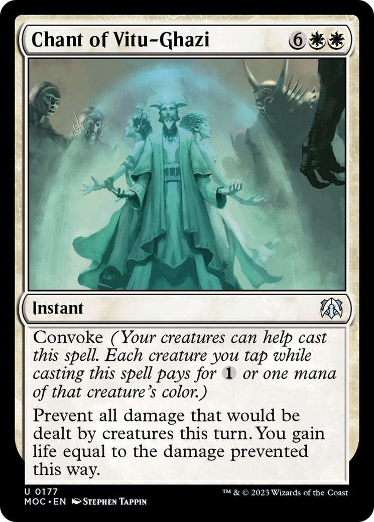 Chant of Vitu-Ghazi [March of the Machine Commander] | Game Grid - Logan