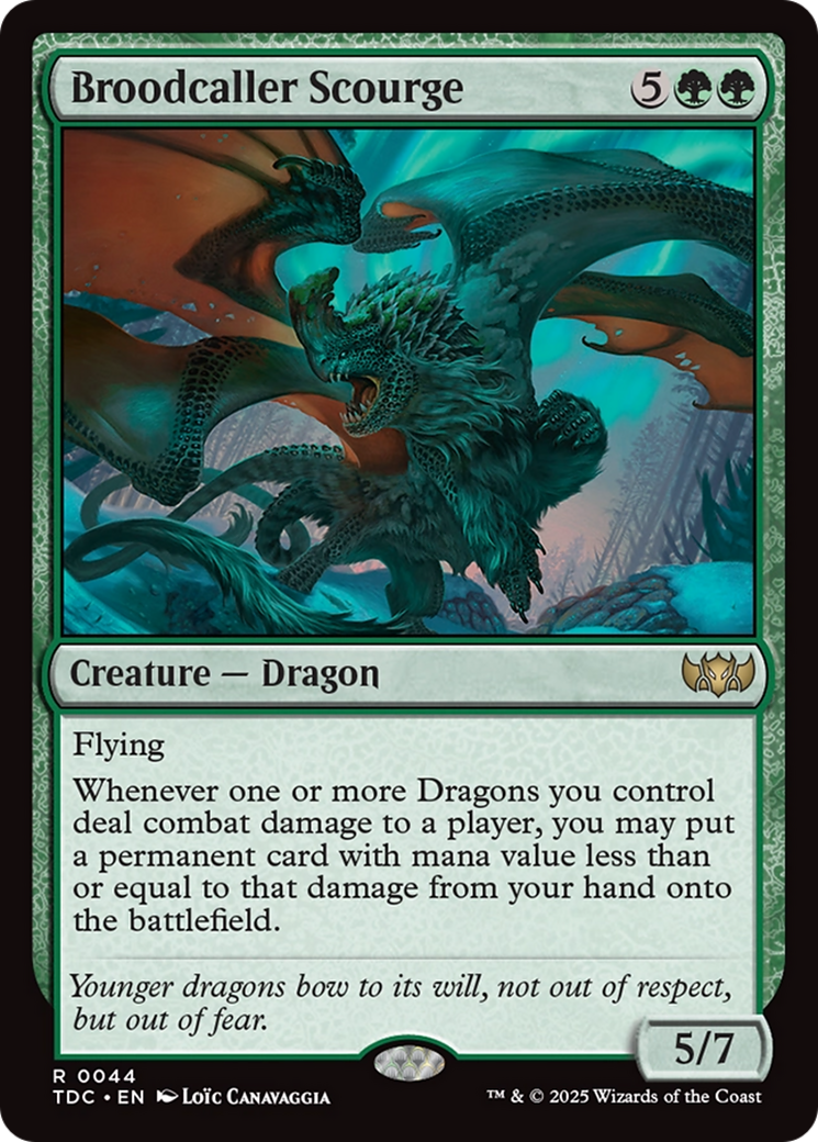 Broodcaller Scourge [Tarkir: Dragonstorm Commander] | Game Grid - Logan