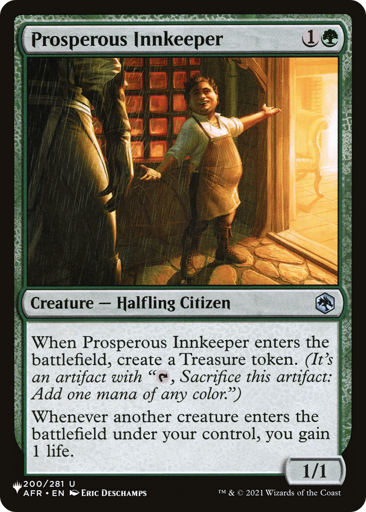 Prosperous Innkeeper [The List Reprints] | Game Grid - Logan