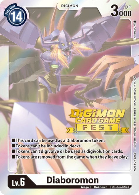Diaboromon Token (Digimon Card Game Fest 2022) [Release Special Booster Promos] | Game Grid - Logan