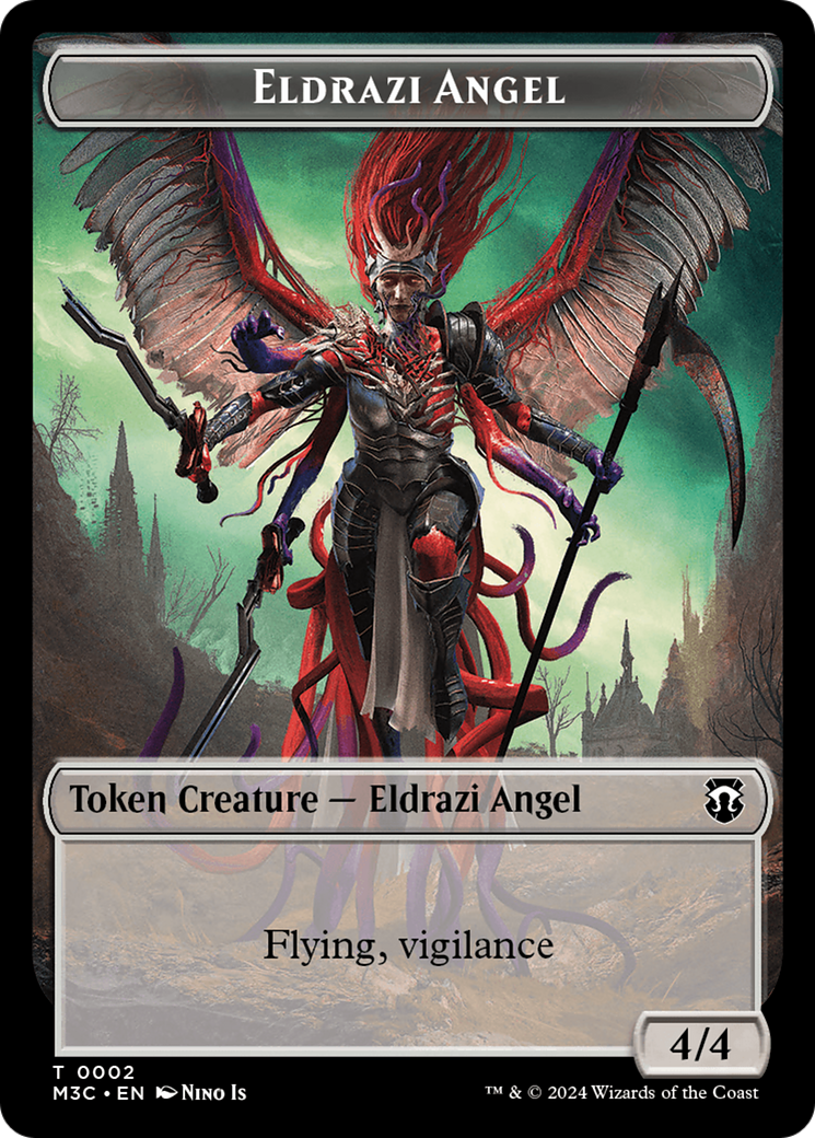 Eldrazi Angel // Copy Double-Sided Token [Modern Horizons 3 Commander Tokens] | Game Grid - Logan