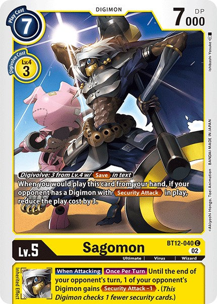 Sagomon [BT12-040] [Across Time] | Game Grid - Logan
