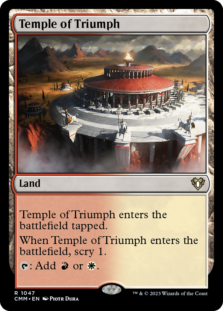 Temple of Triumph [Commander Masters] | Game Grid - Logan