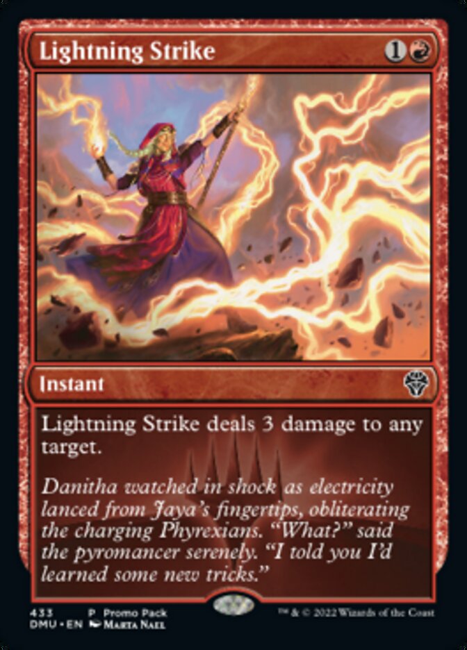 Lightning Strike (Promo Pack) [Dominaria United Promos] | Game Grid - Logan