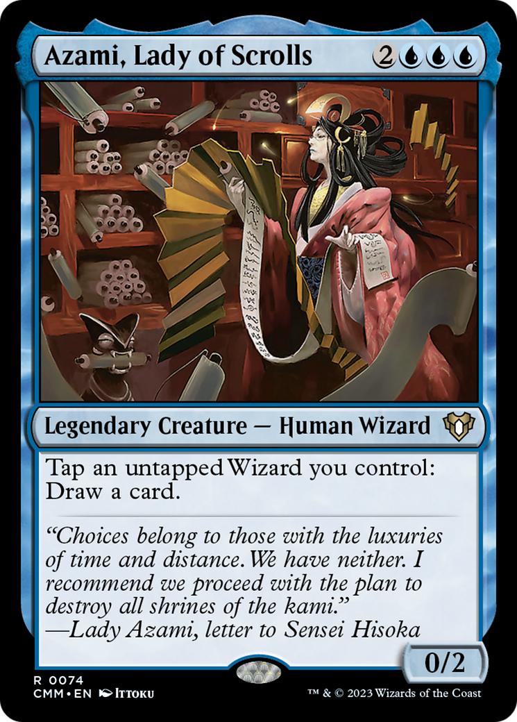 Azami, Lady of Scrolls [Commander Masters] | Game Grid - Logan