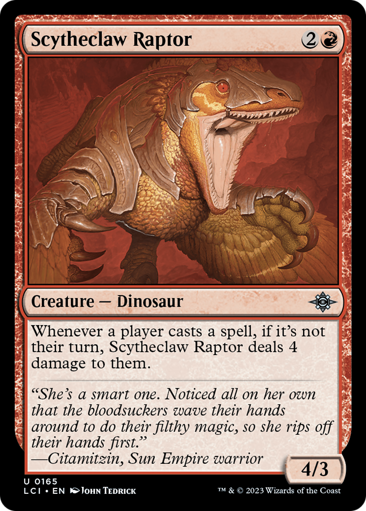 Scytheclaw Raptor [The Lost Caverns of Ixalan] | Game Grid - Logan