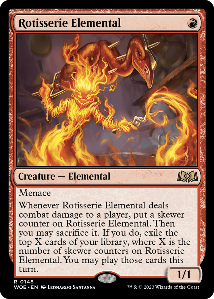 Rotisserie Elemental [Wilds of Eldraine] | Game Grid - Logan