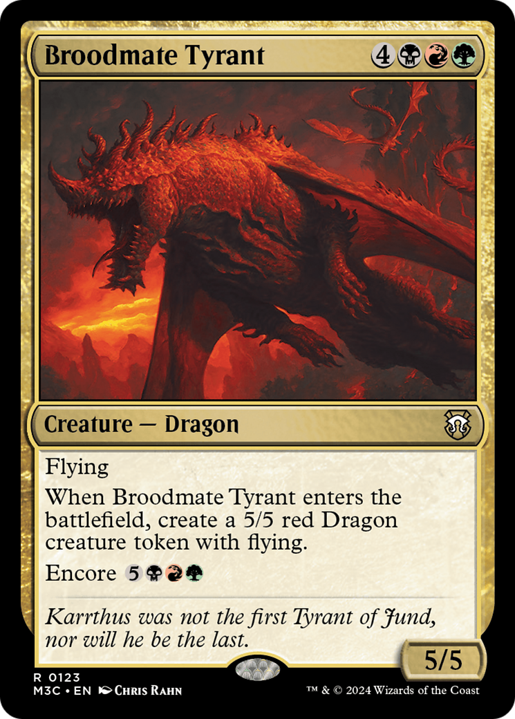 Broodmate Tyrant [Modern Horizons 3 Commander] | Game Grid - Logan