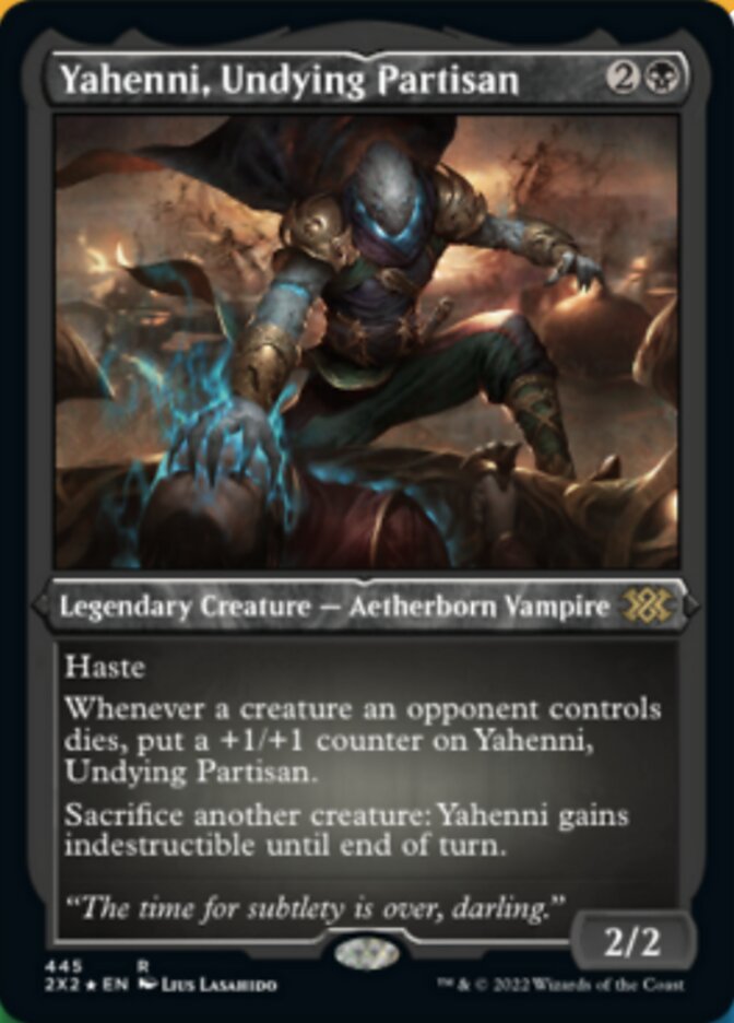 Yahenni, Undying Partisan (Foil Etched) [Double Masters 2022] | Game Grid - Logan