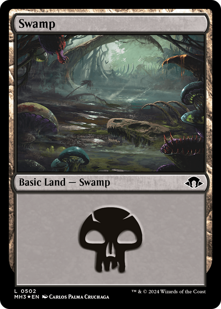 Swamp (0502) (Ripple Foil) [Modern Horizons 3] | Game Grid - Logan