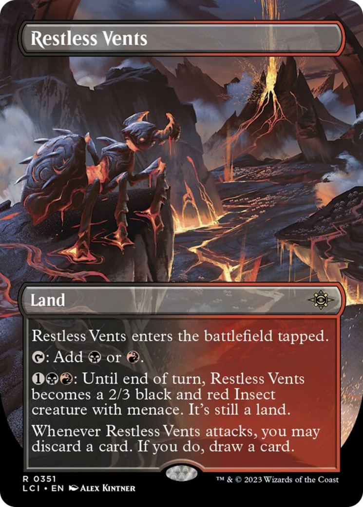Restless Vents (Borderless) [The Lost Caverns of Ixalan] | Game Grid - Logan