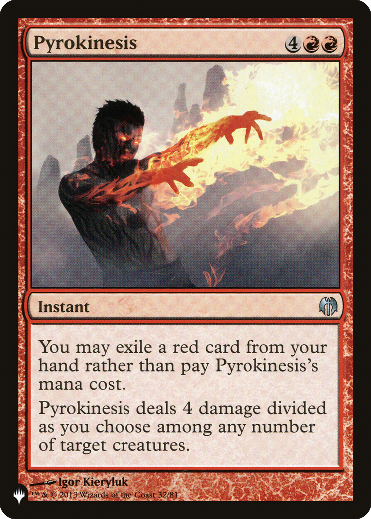 Pyrokinesis [The List] | Game Grid - Logan