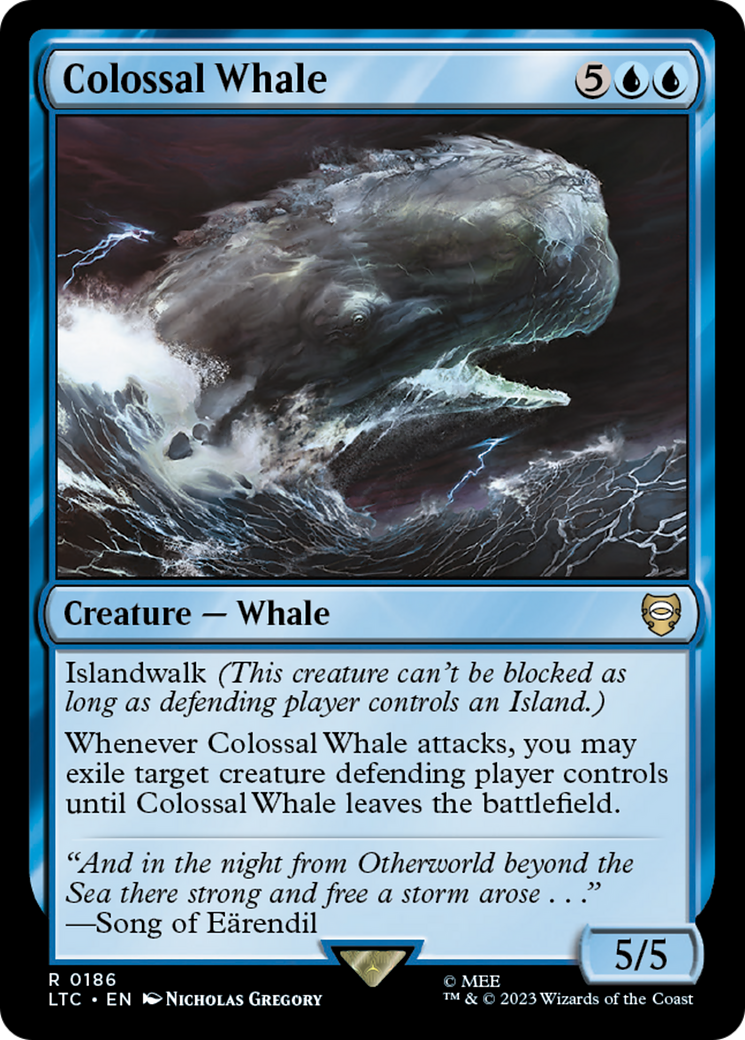Colossal Whale [The Lord of the Rings: Tales of Middle-Earth Commander] | Game Grid - Logan