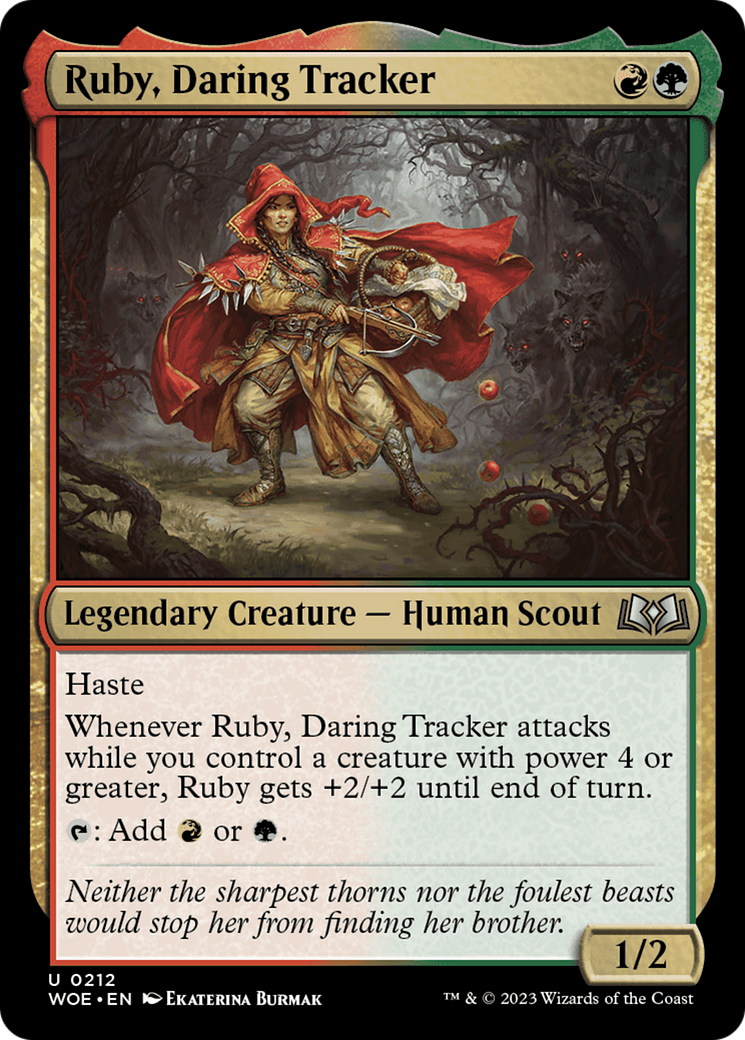 Ruby, Daring Tracker [Wilds of Eldraine] | Game Grid - Logan