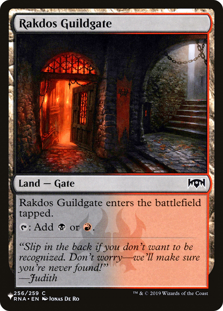 Rakdos Guildgate (256) [The List] | Game Grid - Logan