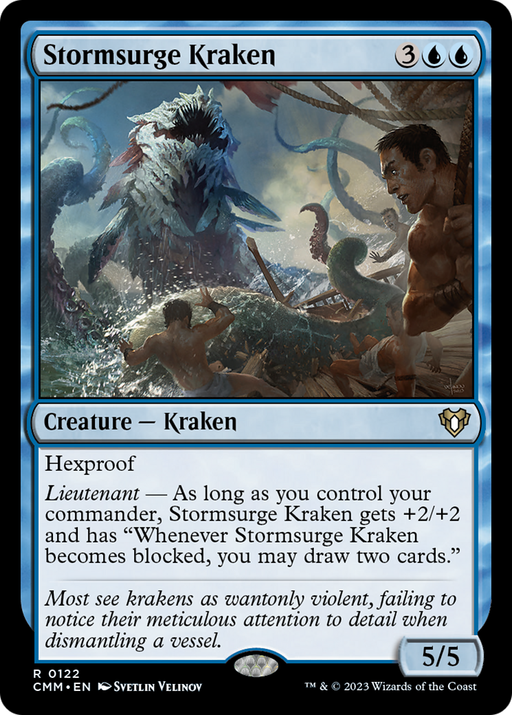 Stormsurge Kraken [Commander Masters] | Game Grid - Logan