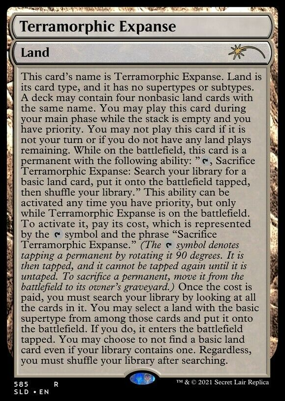 Terramorphic Expanse (Full Text) [Secret Lair Drop Promos] | Game Grid - Logan