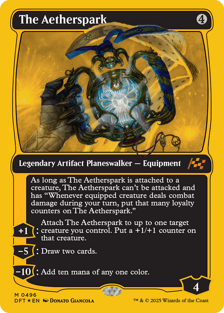 The Aetherspark (First-Place Foil) [Aetherdrift] | Game Grid - Logan