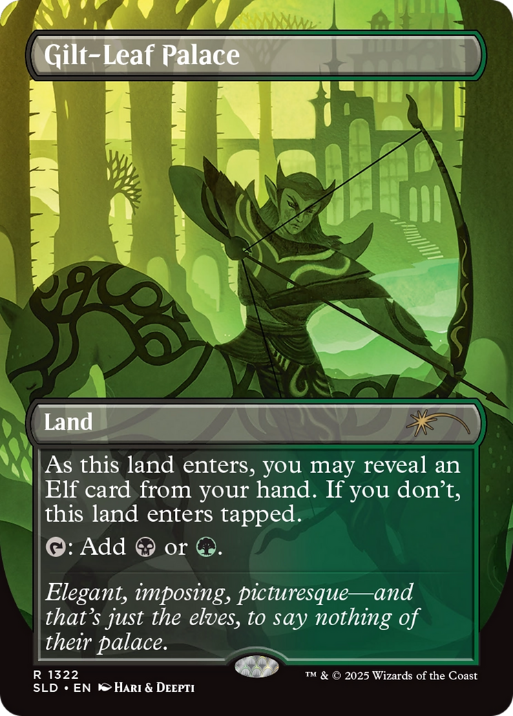 Gilt-Leaf Palace (Rainbow Foil) [Secret Lair Drop Series] | Game Grid - Logan