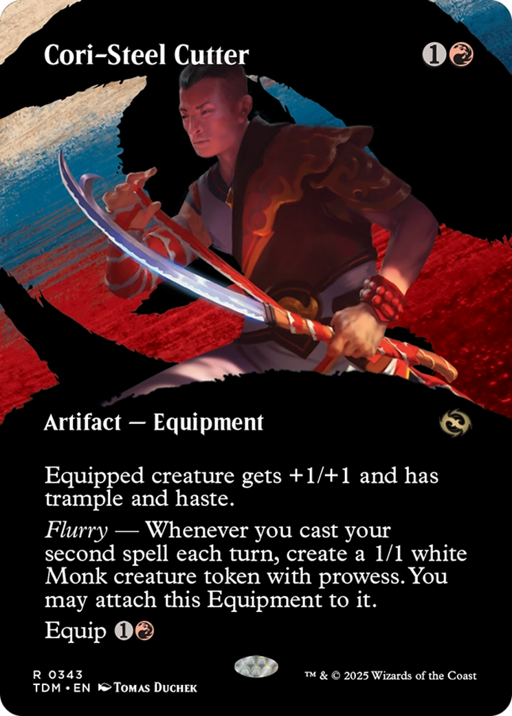 Cori-Steel Cutter (Borderless) [Tarkir: Dragonstorm] | Game Grid - Logan