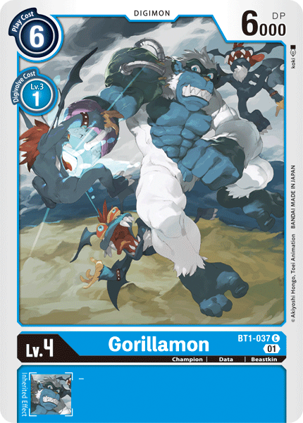 Gorillamon [BT1-037] (Alternative Art) [Starter Deck: Ulforce Veedramon] | Game Grid - Logan