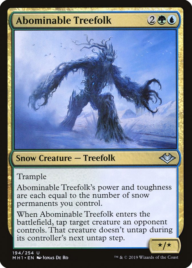 Abominable Treefolk [Modern Horizons] | Game Grid - Logan